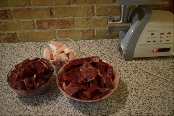 Мясо и сало