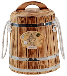 Кадка из сибирского кедра 3л (обожженная)