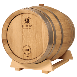 УЦЕНКА Дубовая бочка 50 л «Torero» из американского белого дуба (Испания), суперсильный обжиг (крокодил)