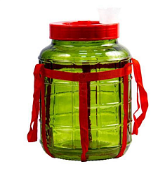 Банка универсальная с гидрозатвором 15 л (зеленая)