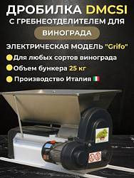 Дробилка DMCSI электрическая для винограда с гребнеотделителем